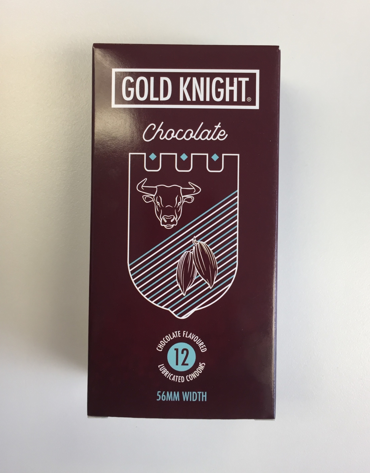 Gold Knight Condoms - Chocolate Flavoured - Box of 12