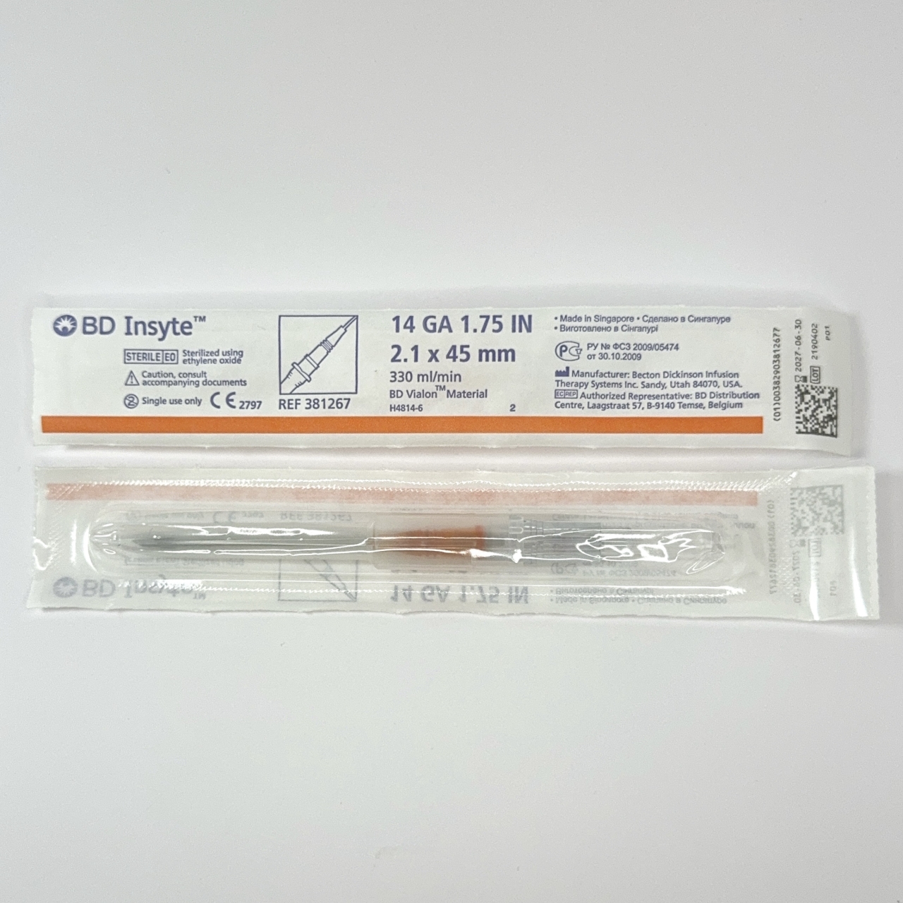 BD Insyte 14 gauge Catheter